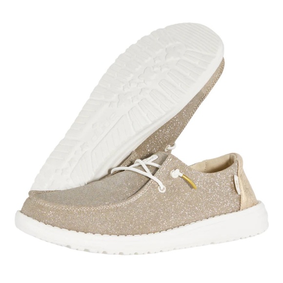 Scarpe HEYDUDE Wendy Metallic Sparkle - Slip-On Donna, Comode E Glitterate - Foto 7